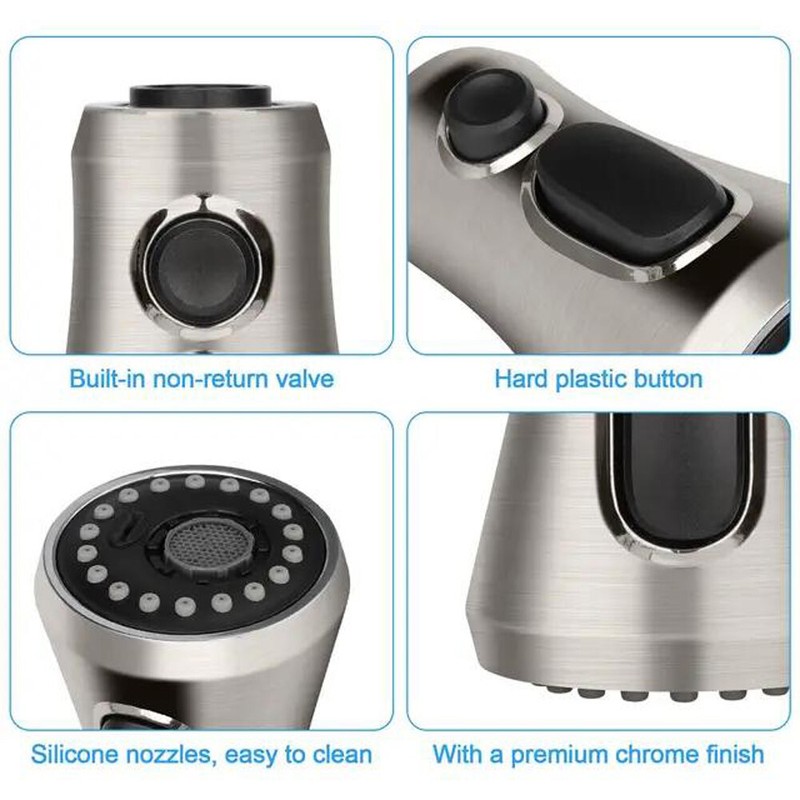 Spray Head Pull Down Kitchen Faucet Replacement Part American Standard 2 Colors gallery