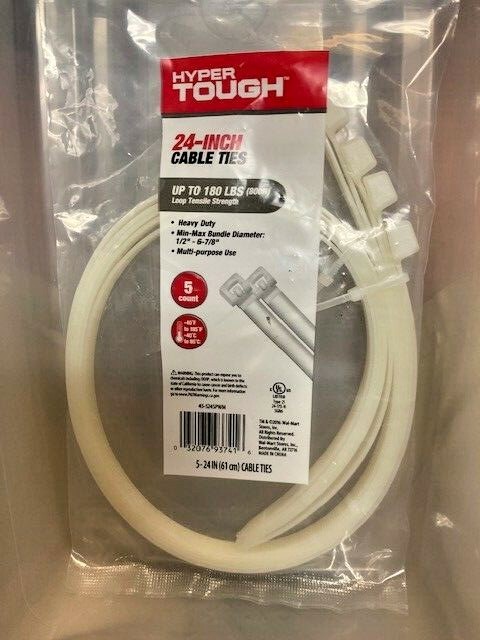 CABLE TIES NEW IN PACK 5 CT 24 INCH GARDENING & MORE NEW IN PACK gallery