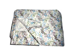 THRESHOLD PERFORMANCE PURPLE BLUE LILAC FLORAL KING/CAL KING FLAT SHEET 104X100