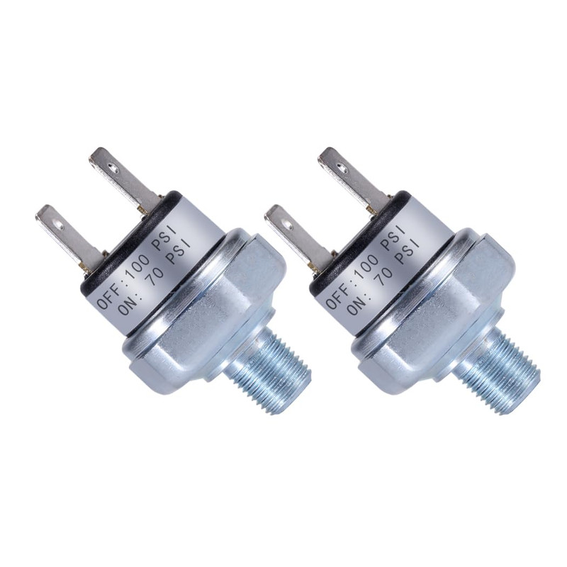 Air Compressor Pressure Switch 70-100 PSI 1/8"-27 NPT 24V 12V DC 110V 120V 240V gallery