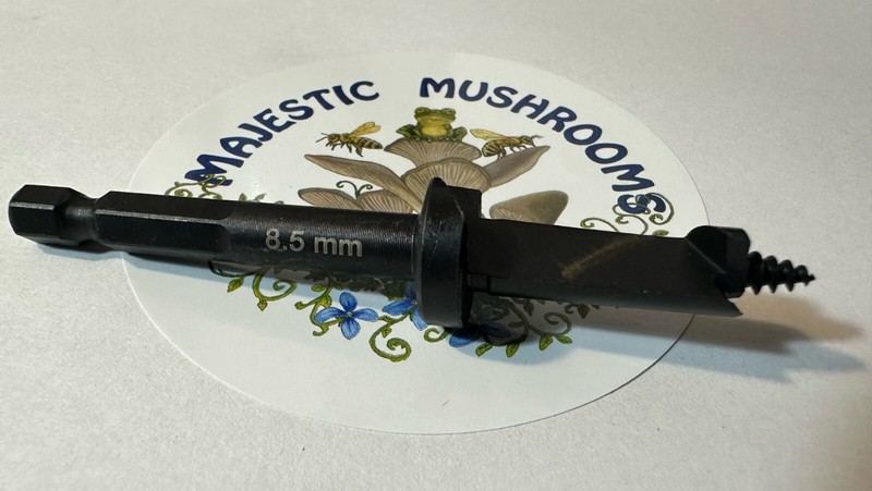Shiitake Mushroom Plug Spawn 100x & drill bit/wax combo pack - FREE USA shipping gallery