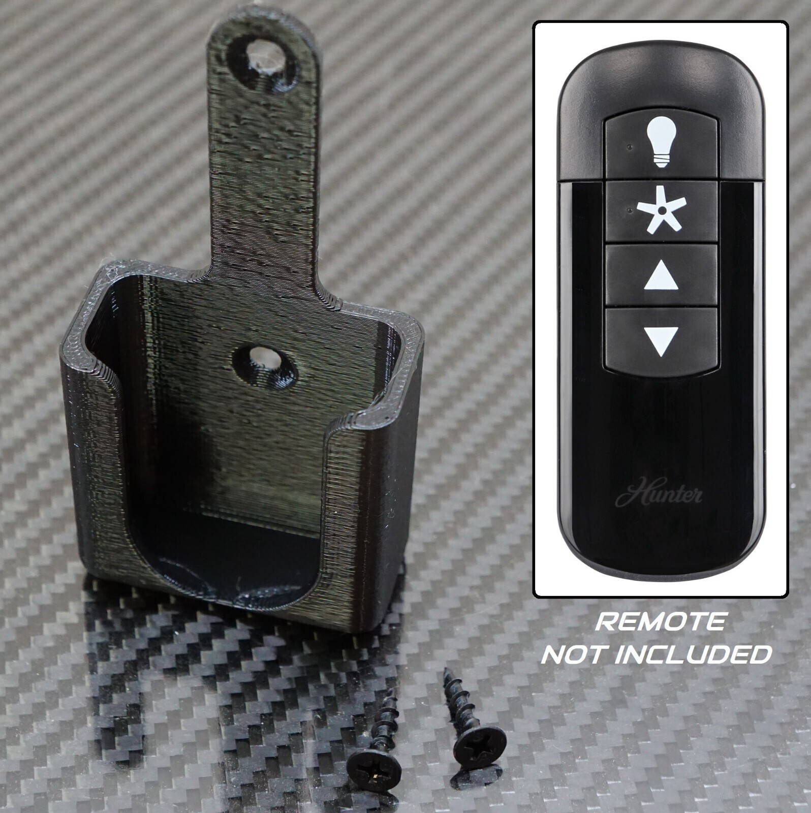 Wall Mount for Hunter Apex, Avia II Ceiling Fan Remote (K6266-13) 4-Button gallery