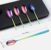 20 packs Long Handle Iced Tea Spoons,9.1-Inch Stainless Steel Coffee, Colorful gallery