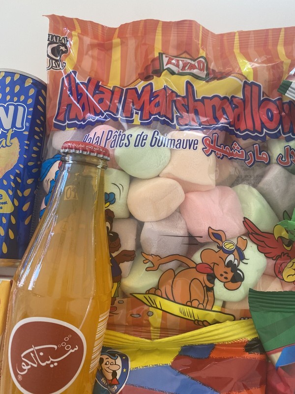 Rare Middle Eastern Exotic Snacks, Drinks And Candy Box 30 Pc gallery