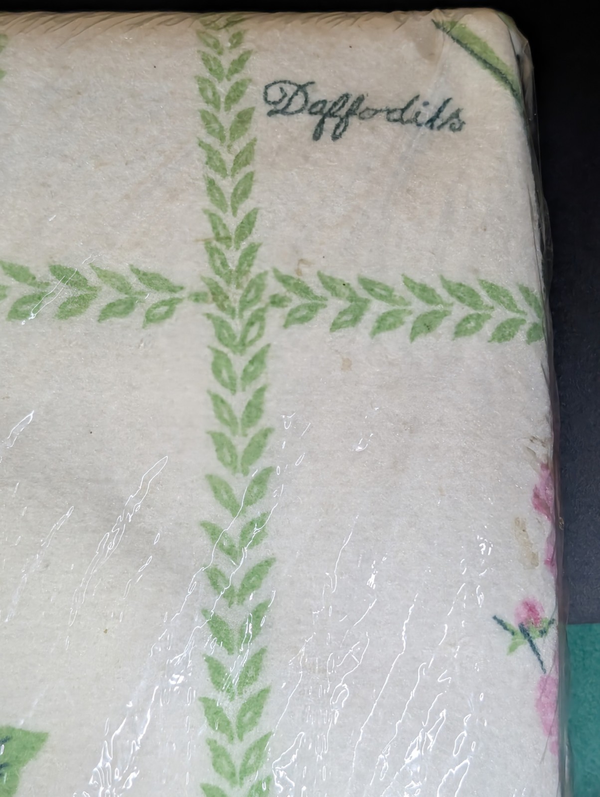 Vintage True Value Blanket Botanical Full Twin Size Beds 72x90 Factory Sealed gallery