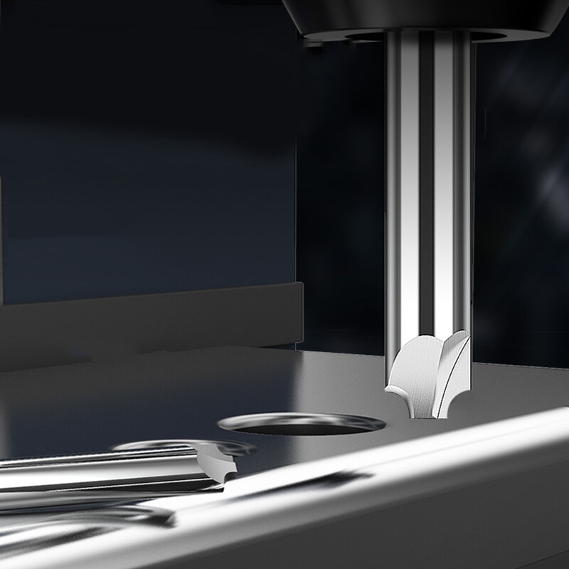 HSS Corner Rounding End Mill Radius Mill Cutter For Steel Copper Aluminum R1-R16 gallery