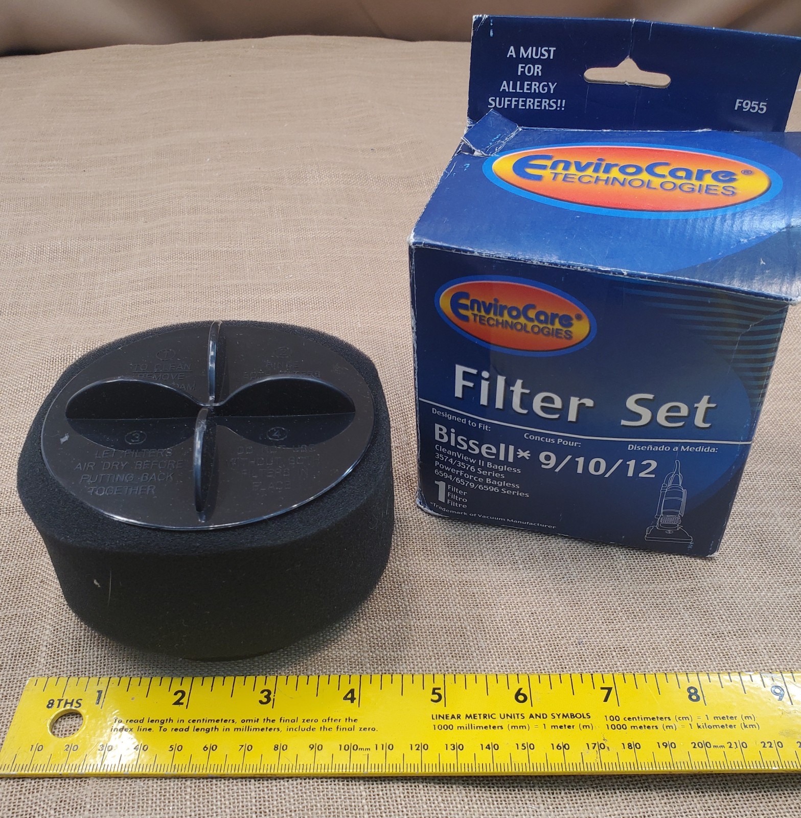 Enviro Care Replcemnet HEPA Filter For Bissell 9/10/12 203-2587 203-1183 gallery