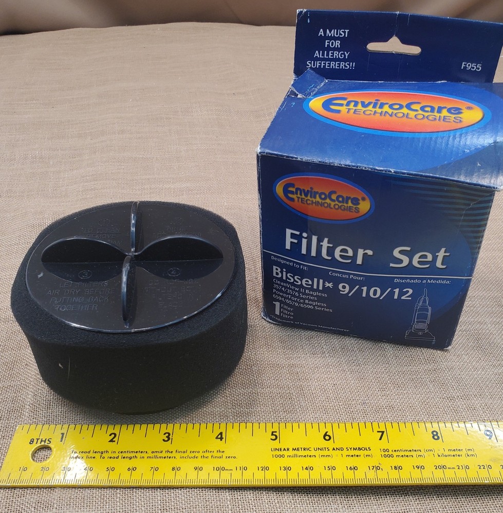 Enviro Care Replcemnet HEPA Filter For Bissell 9/10/12 203-2587 203-1183