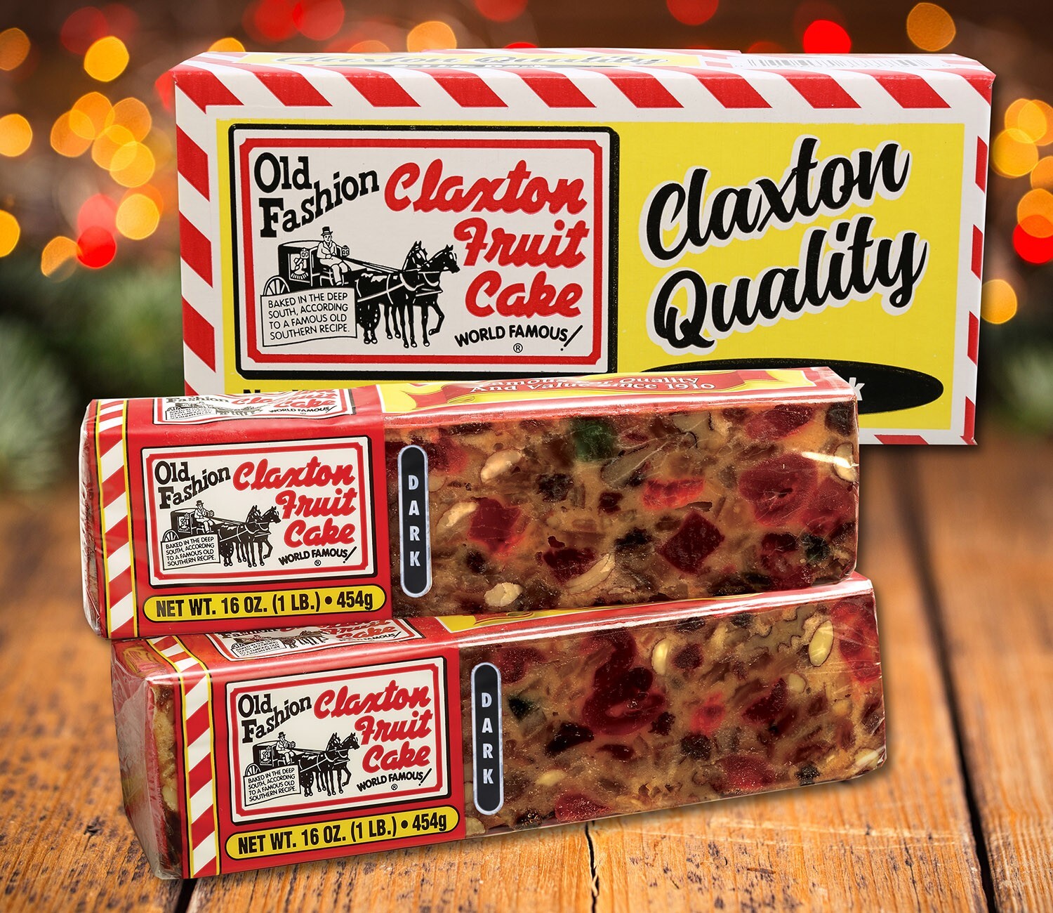 Claxton Fruit Cake 2-1 Lb. DARK - Shipped Direct From Claxton Bakery, Inc. gallery