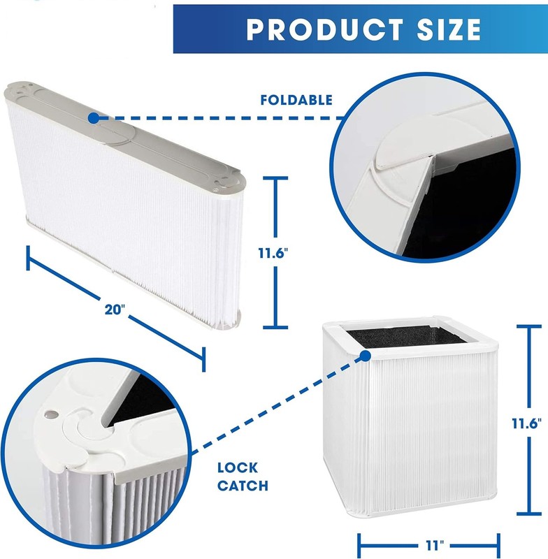 2 Pack 211+ Replacement Filter Compatible with 211 Activated Carbon 211 Filter gallery