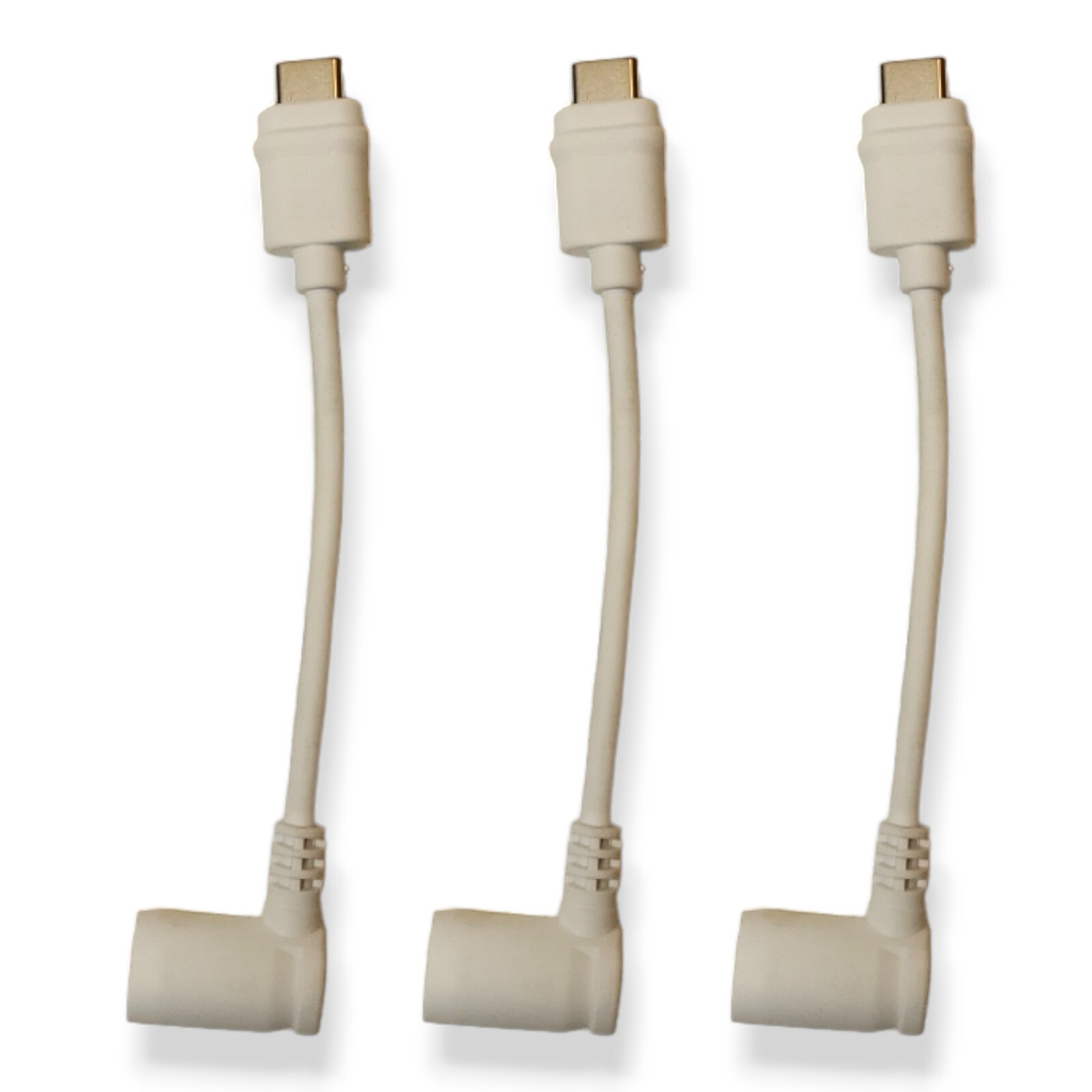 Lot 3x Barrel Plug to USB-C Adapter for Barrel Plug Solar Panel USB-C Camera gallery