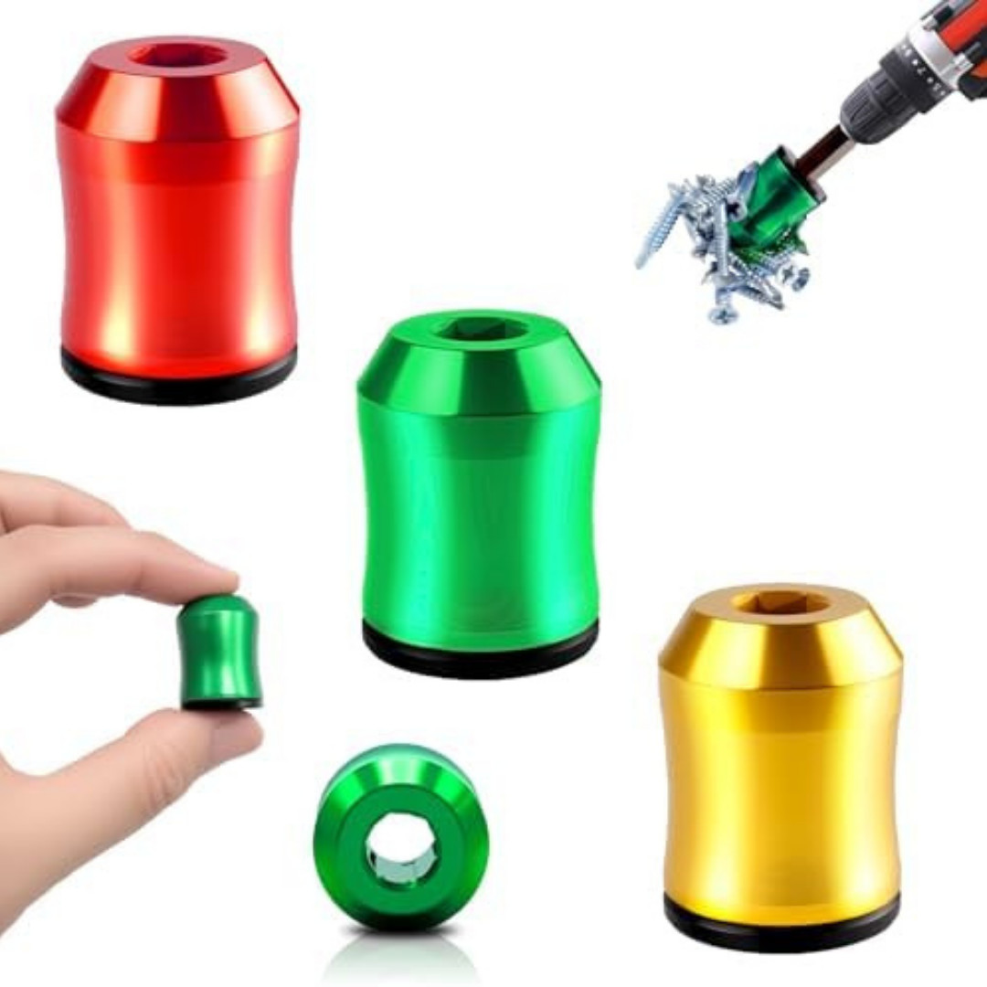 3Pcs Magnetic Screwdriver Head Ring Set for Drills Power Bits - DIY Repair Tool gallery