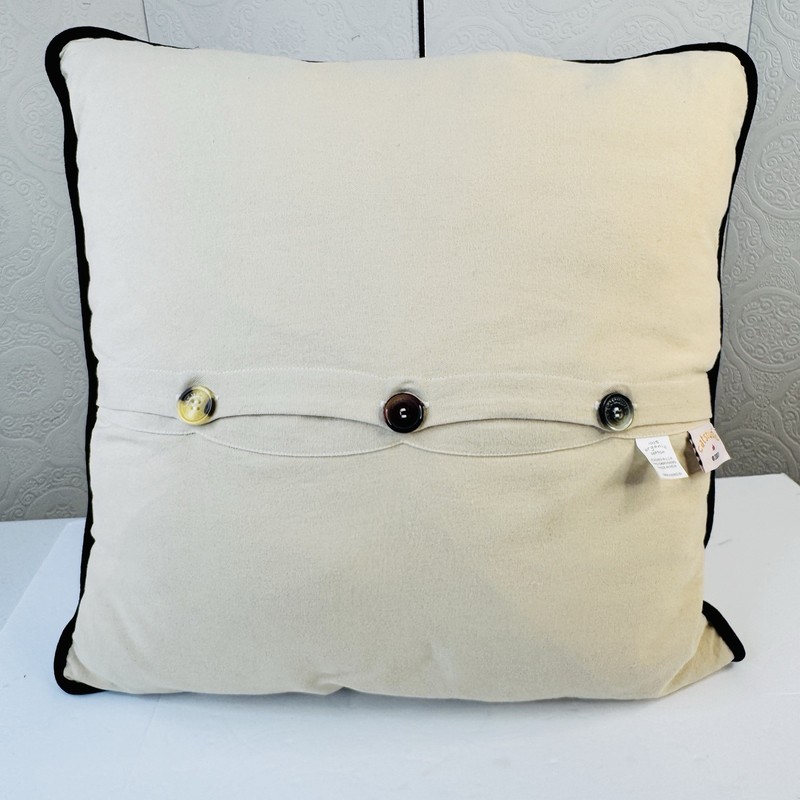 Catstudio Geography Collection Texas State Hand Embroidered 19” Pillow 2017 MINT gallery