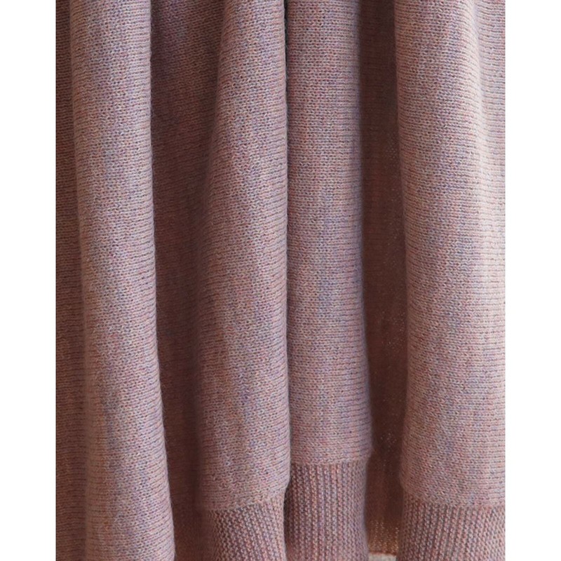 Fabric Junkies Lightweight 100% Alpaca Blanket / BLUSH gallery