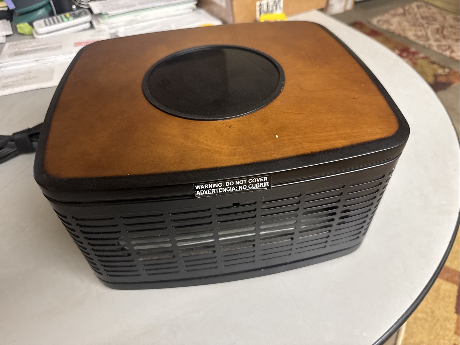 Greentouch Infrared Electric Space Heater Walnut Finish Model 1224HI-13-243 gallery