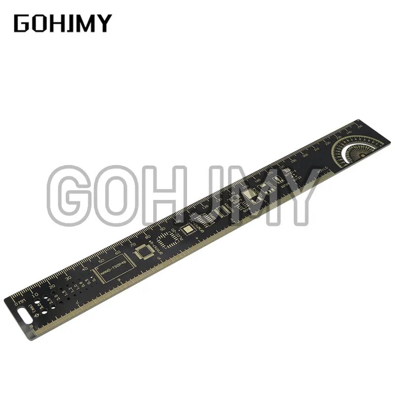 4CM 15CM 20cm 25cm Multifunction PCB Ruler Measuring Tool Resistor Capacitor Chi gallery