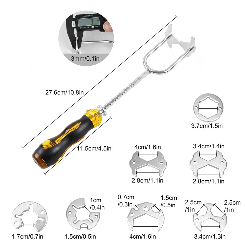 Telescopic Multi Function Sink Wrench Faucet Basin Installer Plumbing RepairTool gallery