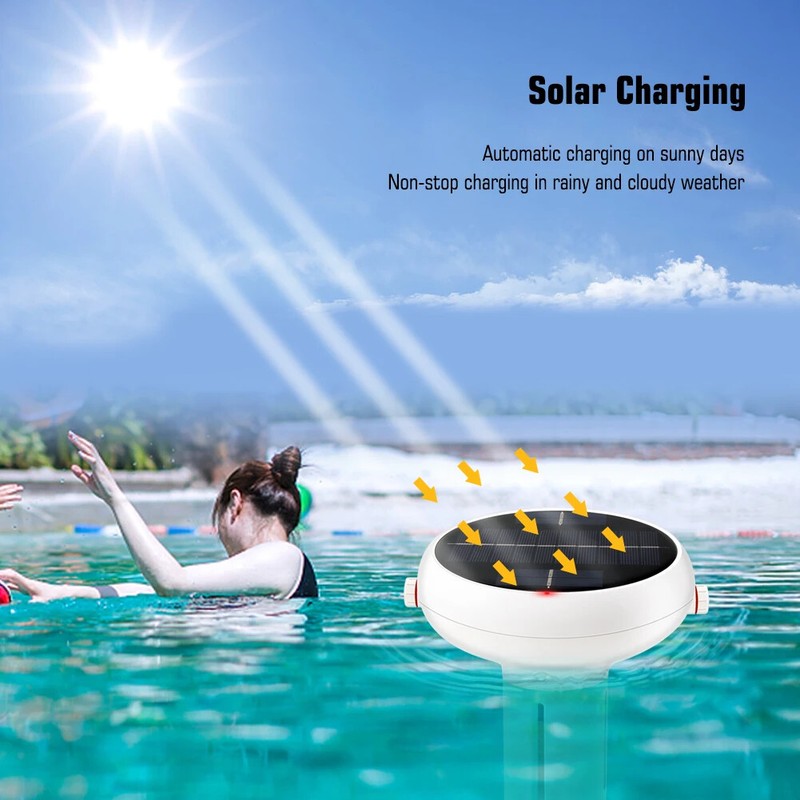 WiFi Chlorine Meter Solar Floating CL PH EC TDS ORP Water Quality Monitor Tester gallery