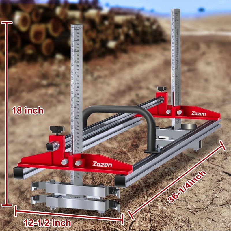 Chainsaw Mill, Portable Sawmill - Can be Assembled into 3 sizes for Independe... gallery