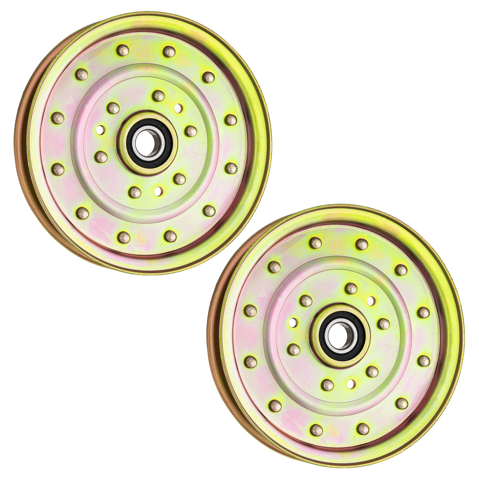 Flat Idler Pulley Set for Exmark Z XP Lazer AS Vantage 1-633109 116-4667 2-Pack gallery