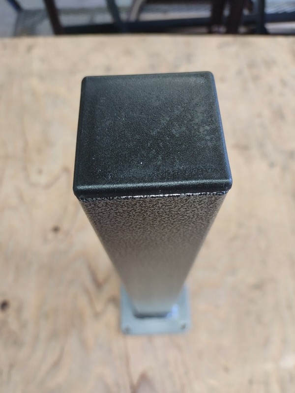 Powder Coated Post Style 2" Diameter Square Post Table Legs gallery