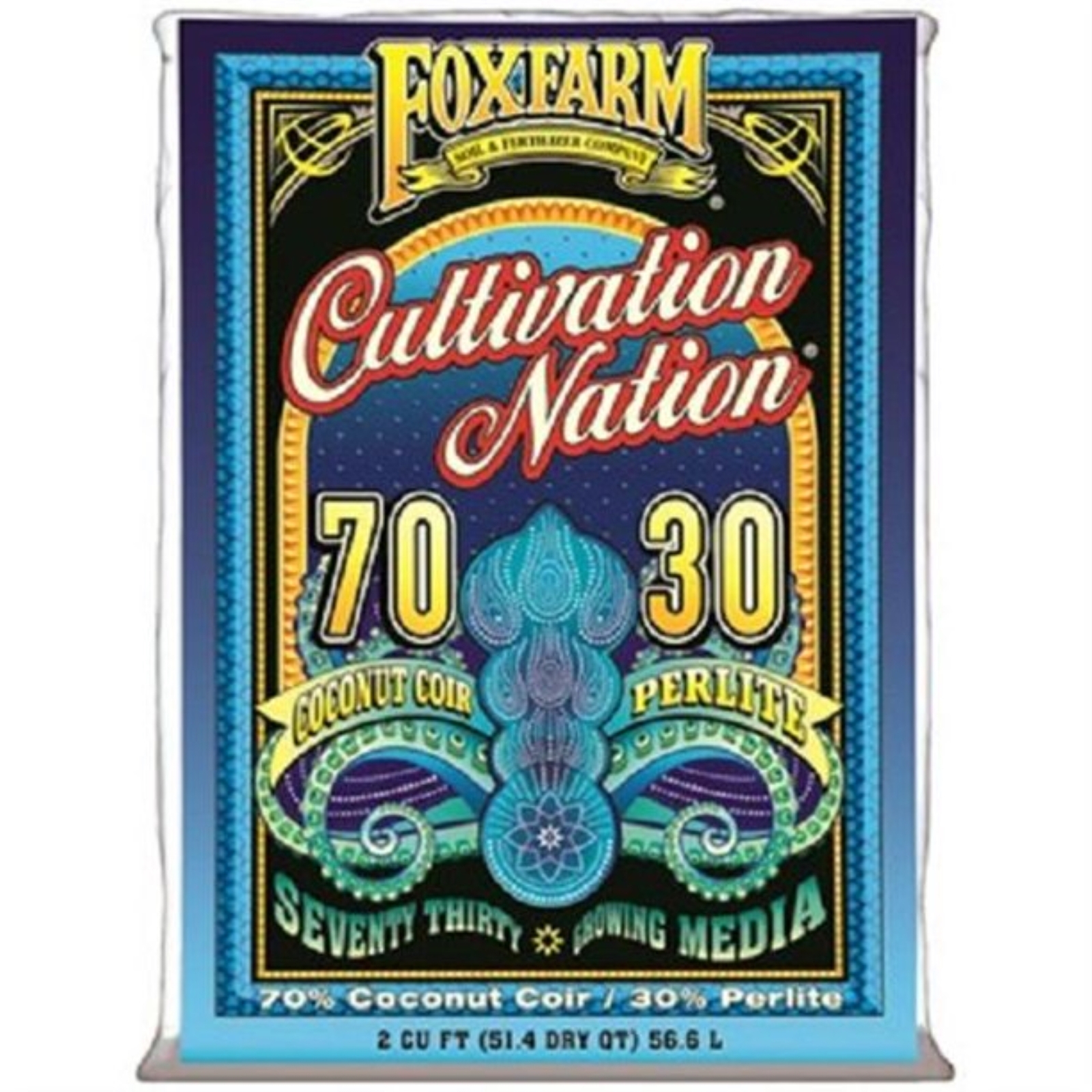 FoxFarm Cultivation Nation 70/30 Coconut Coir & Perlite, Blue, 2 cu FT gallery