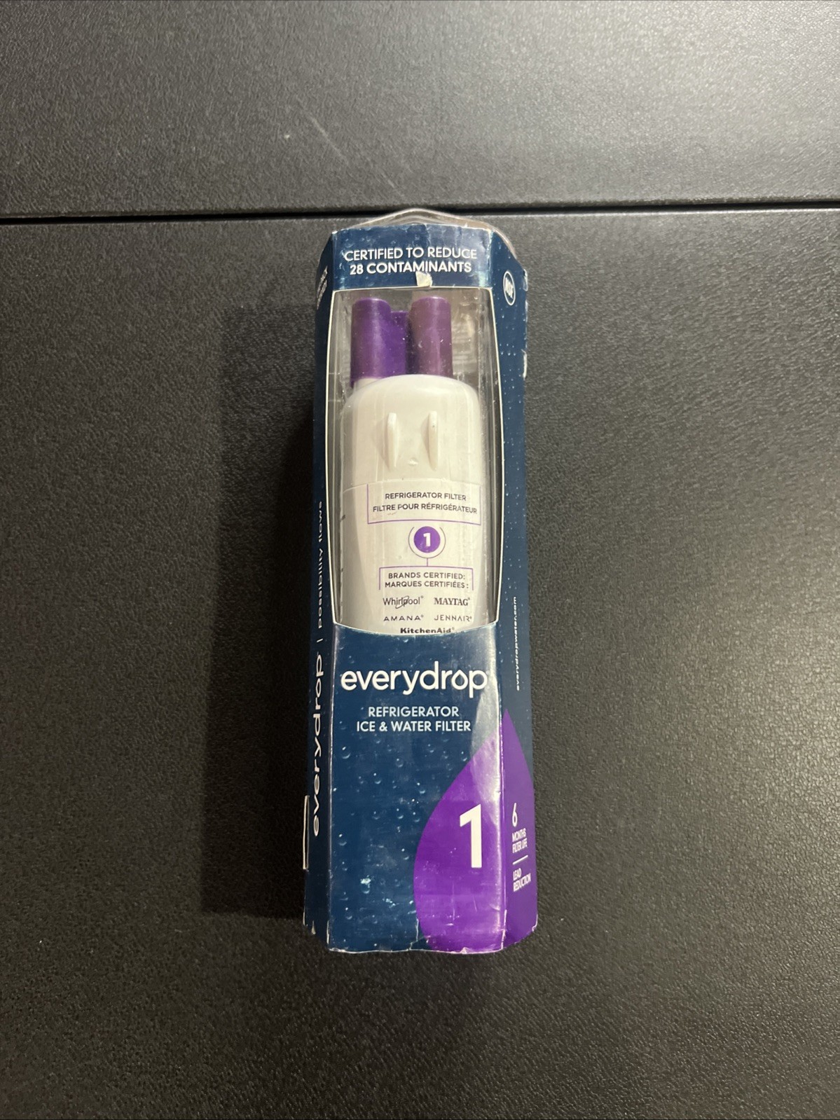 Everydrop EDR1RXD1 Refrigerator Water Filter 1 Whirlpool Maytag Kitchenaid OEM gallery