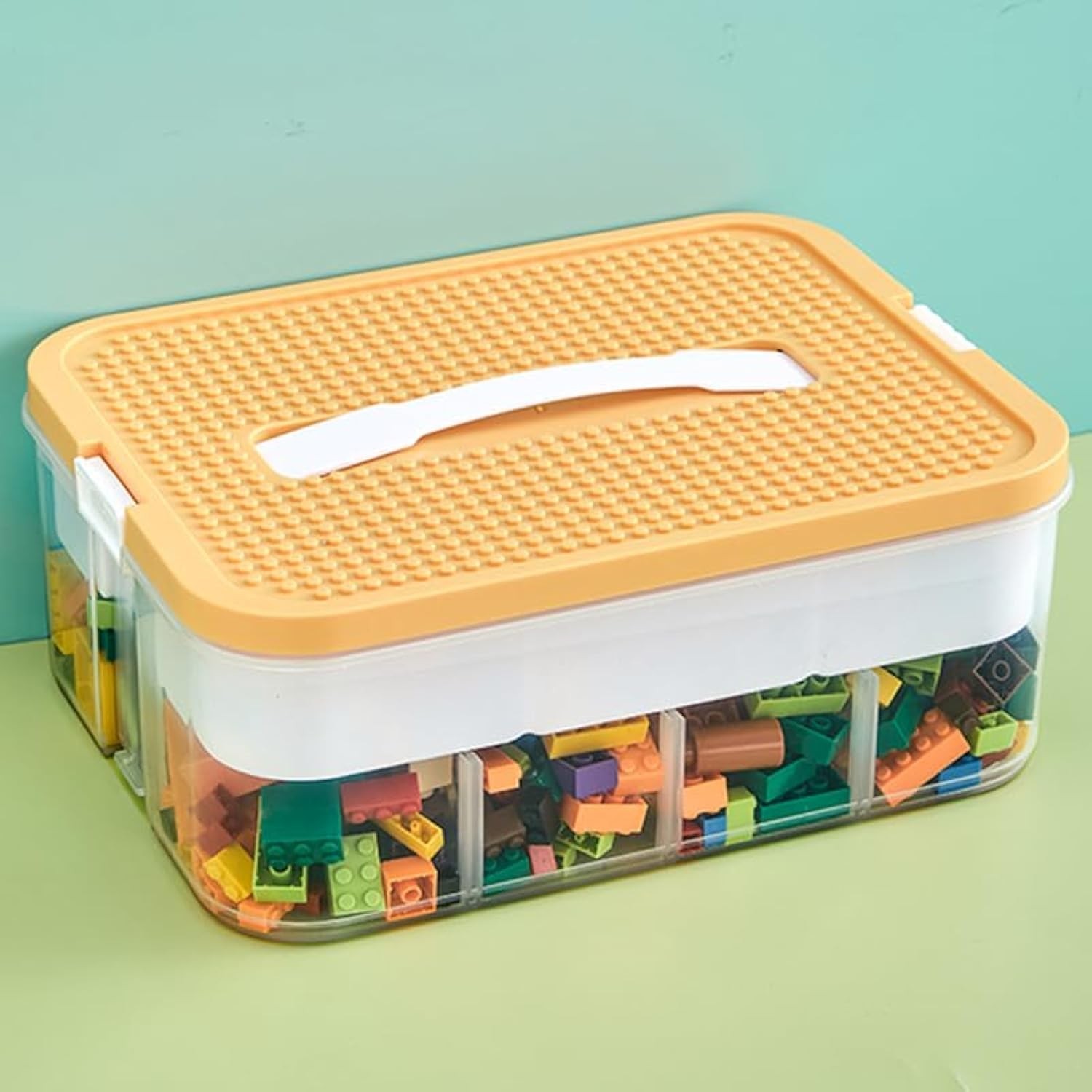 Toys Organizer Storage Case for Lego Box Kids Toy Stackable Building Blocks with gallery