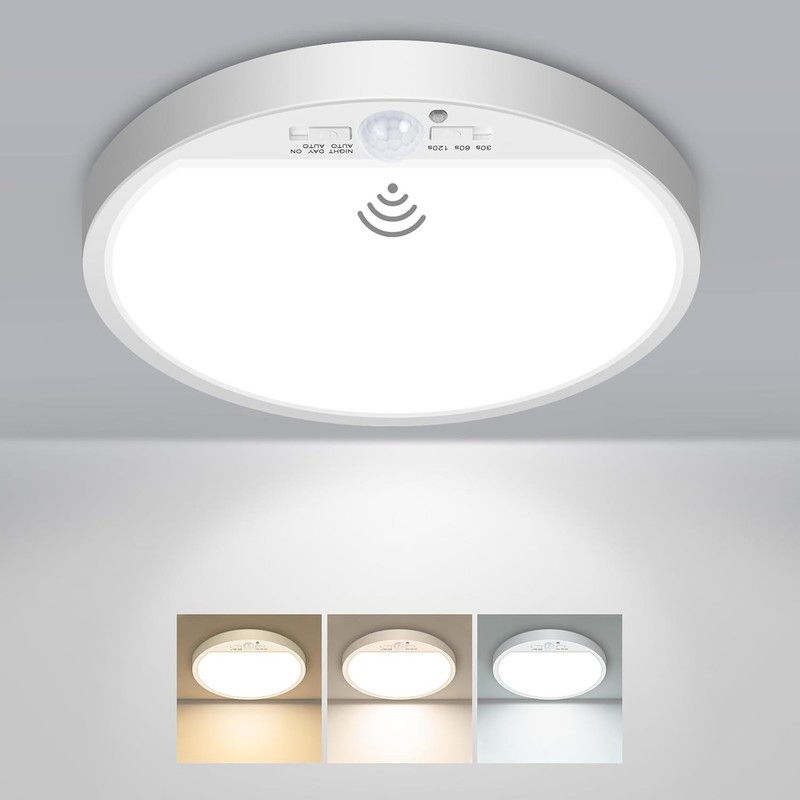 Motion Sensor Light Indoor Hardwired PIR, 3000K/4000K/6500K LED Closet Lights... gallery