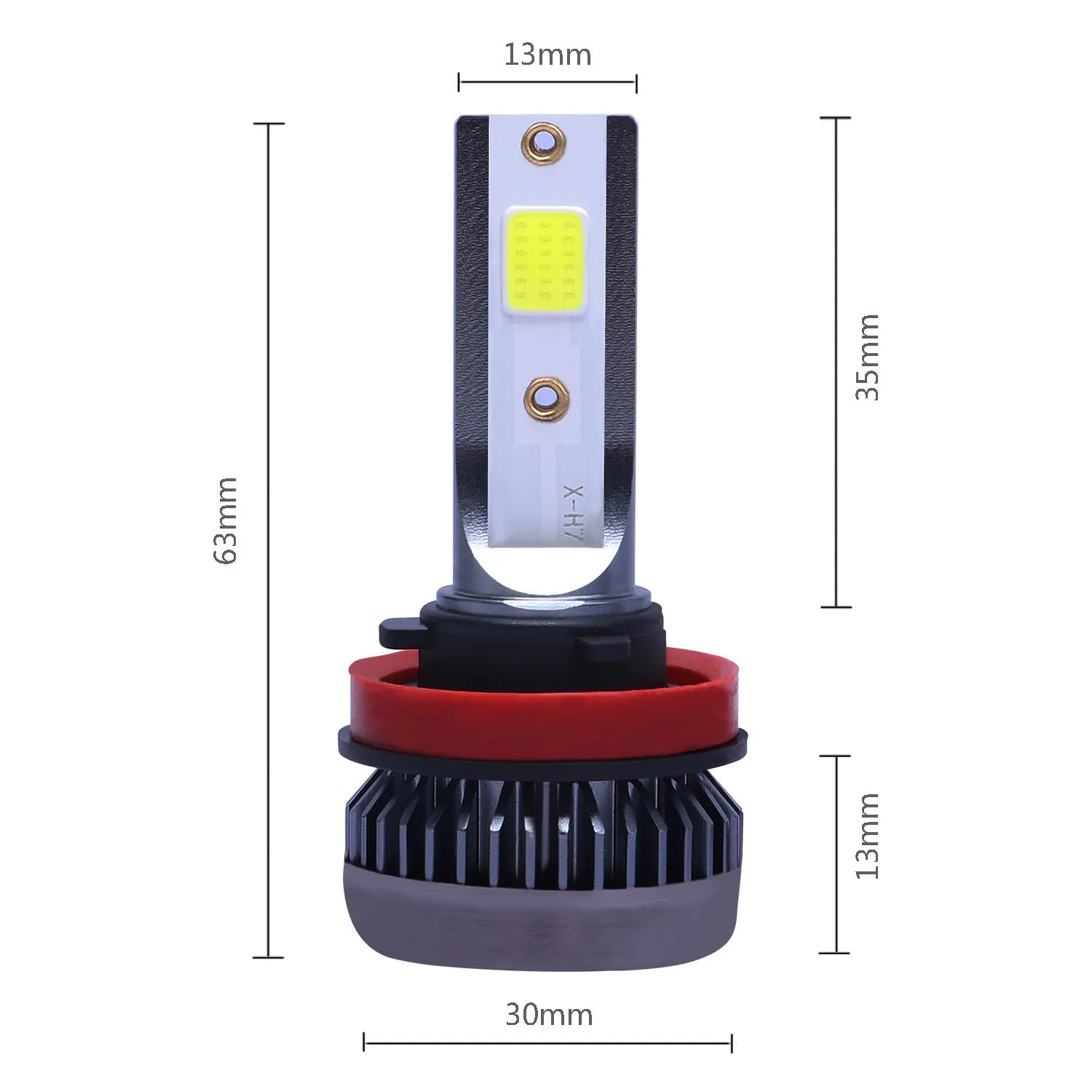 2Pcs LED H4 H7 Car Headlight Bulbs H1 H8 H11 9005 HB3 9006 HB4 9004 HB1 H3 H13 gallery