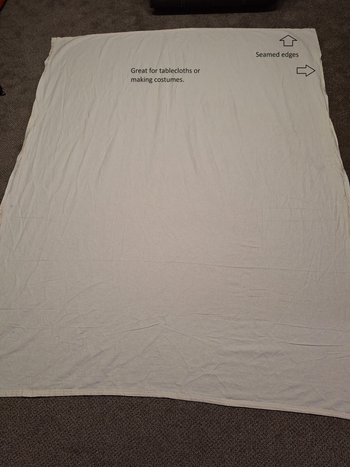 HOSPITAL PATIENT BATH BLANKET UNBLEACHED 72x90 in. 88/12 cotton/polyester blend gallery