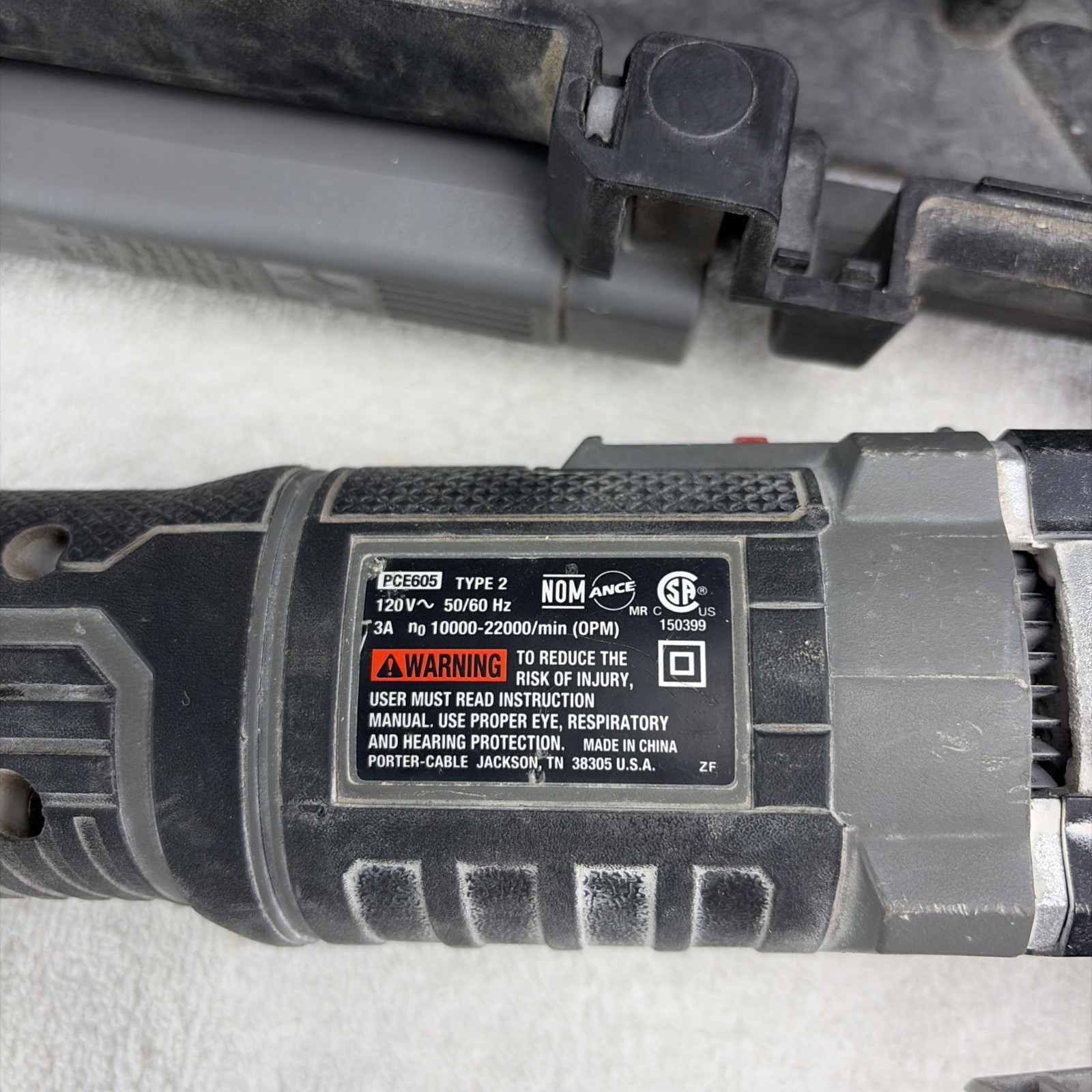 PORTER-CABLE PCE605 Type 2 Oscillating Tool Corded 120V Variable Speed W’ Case gallery