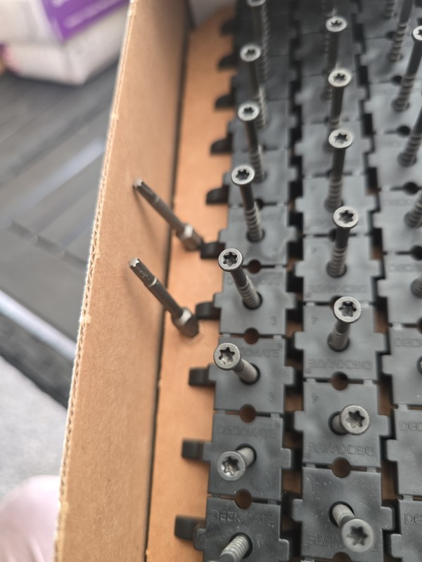 DECKMATE 200 Sq Ft Collated Hidden Deck Fastener Grooved Decking - New gallery