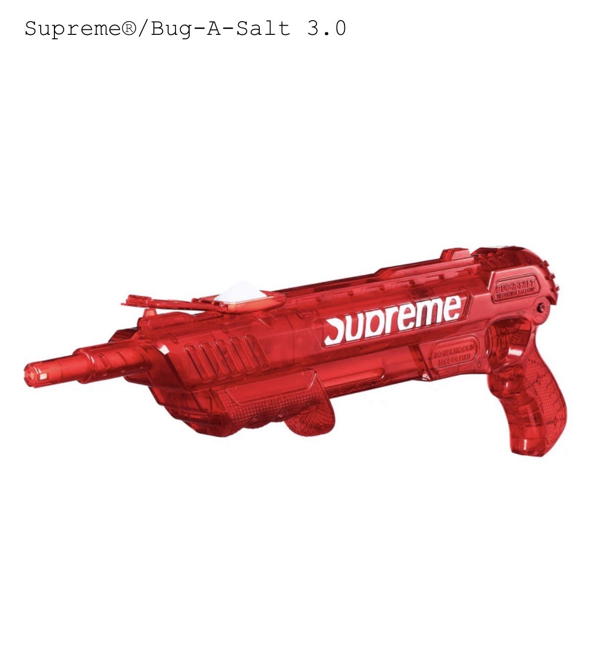 Supreme Bug a Salt 3.0 SS26 CONFIRMED ORDER gallery