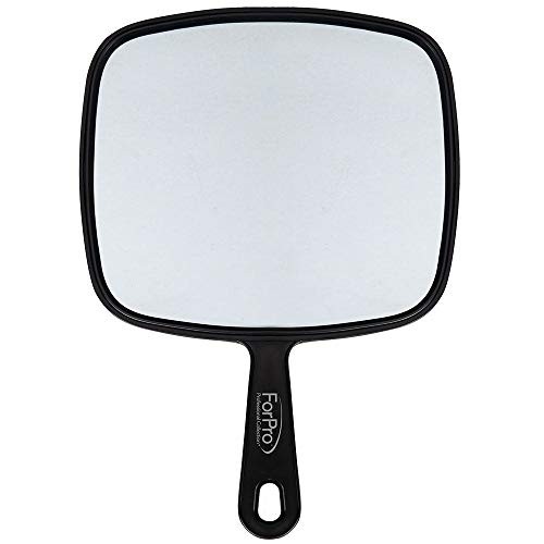 Extra Large Hand Mirror with Handle, 9" W x 12" L, Multi-Purpose X-Large gallery