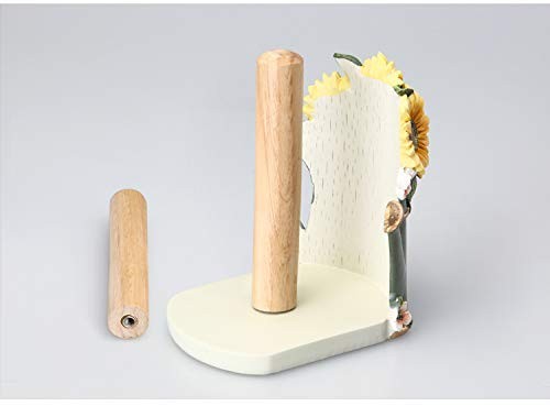 Paper Towel Holder With Sunflower Flower Decor Resin Crafts Display For Kitchen gallery