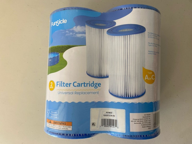FunSicle Universal Replacement Filter Cartridge Type A or C P571B0202 Pack of 2 gallery