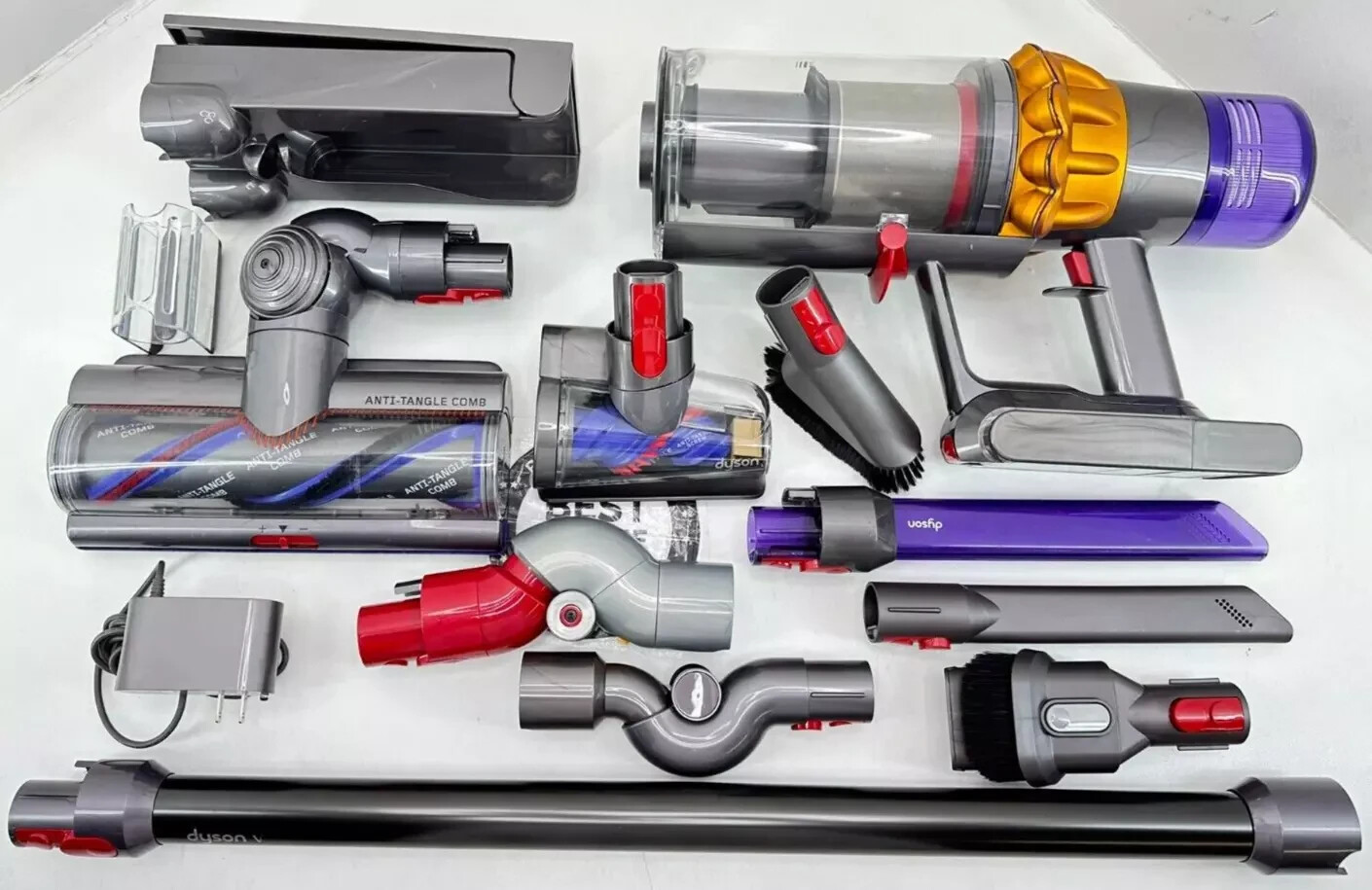 Dyson V15 Detect Cordless Stick Vacuum Cleaner - Yellow/Iron gallery