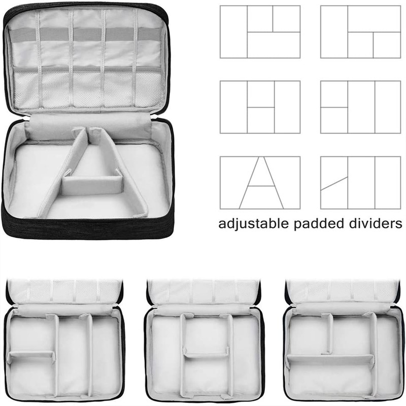 Digital Storage bag Portable Electronics Travel Organizer USB Cable Case Gadget gallery
