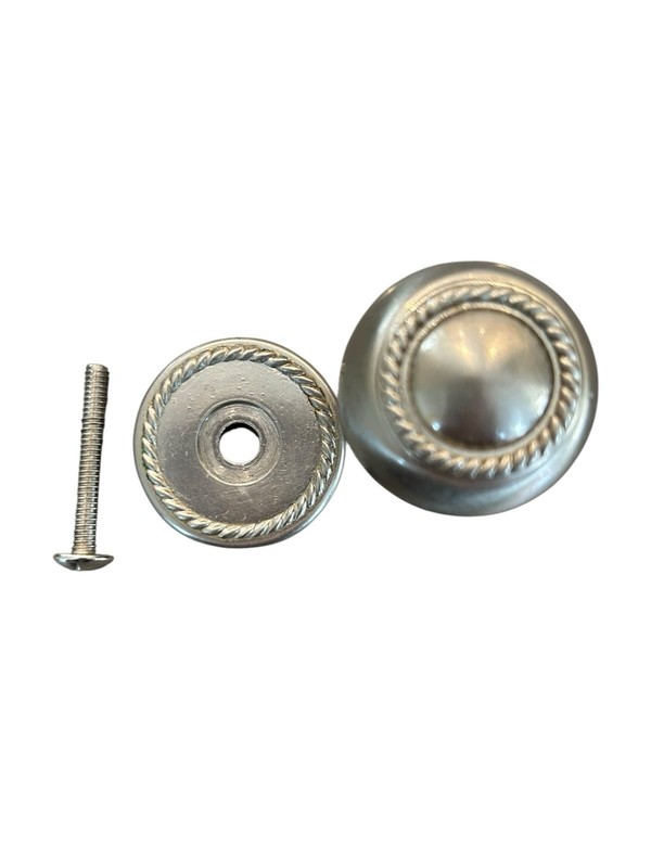 Lot Of 28 Brushed Kitchen Cabinet Knobs & 14 Twisted Rope Style Handles gallery