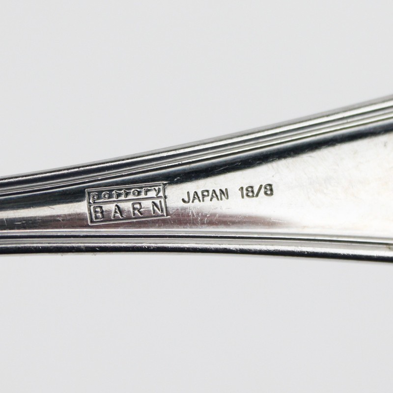 Pottery Barn Flatware PBN40 Pattern 18/8 SS Salad Fork 7.25" Rare HTF Pattern gallery