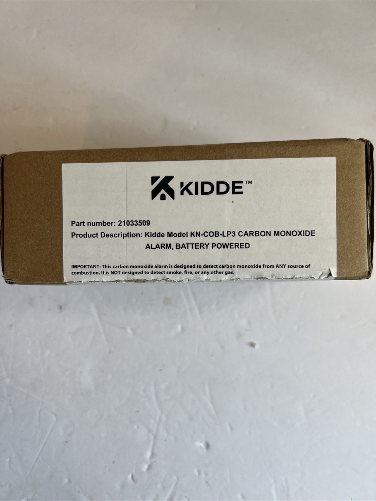 Kidde KN-COB-LP3 Battery Operated Carbon Monoxide Alarm w/Test-Reset Button New gallery