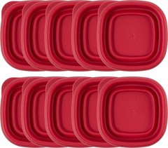 Replacement 4.75″ Lids for Rubbermaid Food Storage Containers 1.25 & 2-Cup (10)