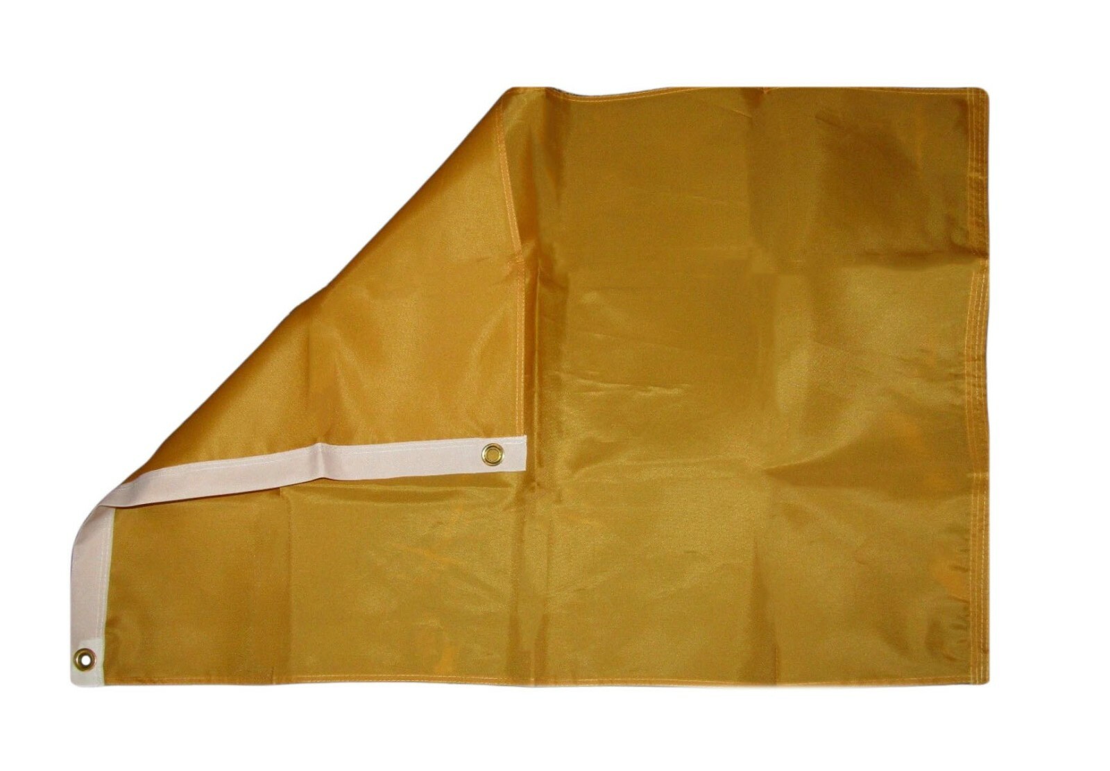 (2 pack lot) 2x3 Gold Solid Plain Blank Color Flag 2'x3' Banner Grommets gallery