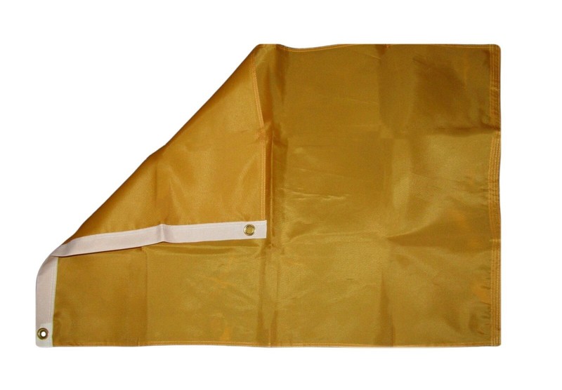(2 pack lot) 2x3 Gold Solid Plain Blank Color Flag 2'x3' Banner Grommets gallery