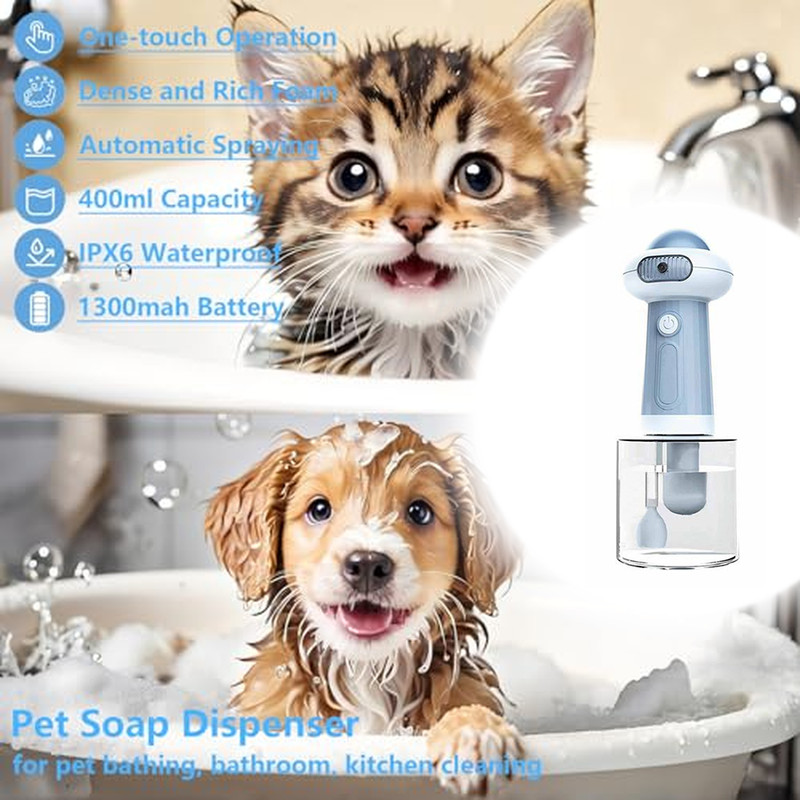 Pet Bathing Foam Maker Machine for Dogs Cats Safe Design Easy to Clean gallery