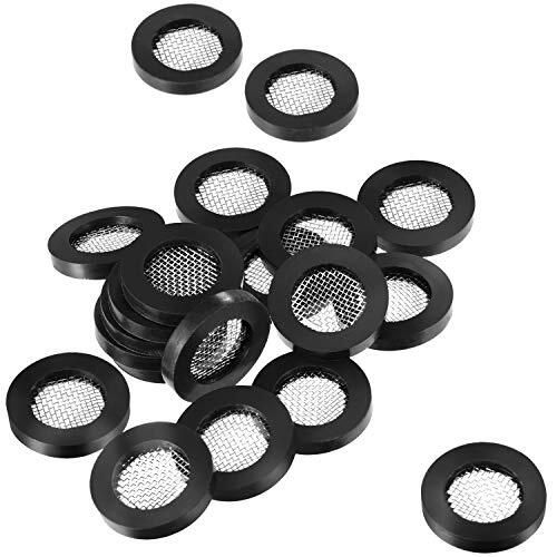 20 Pack Garden Water Hose Screen Washers Filter Rubber Gaskets O Ring Connector gallery