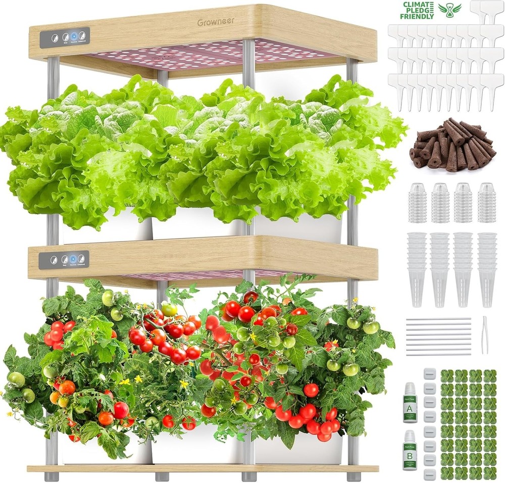 Hydroeasy1.0 Hydroponics Growing System Kit Beginner-Friendly Indoor Garden for