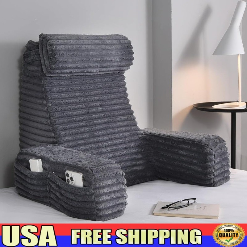 XL Reading Pillow Bed Support Gaming Relaxing Back Rest Comfort Ergonomic New gallery