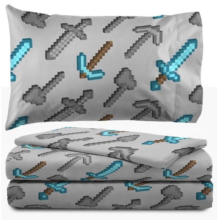 Minecraft "Isometric Characters" Kids Microfiber Sheet Set-AB07G9QLX1R6 gallery